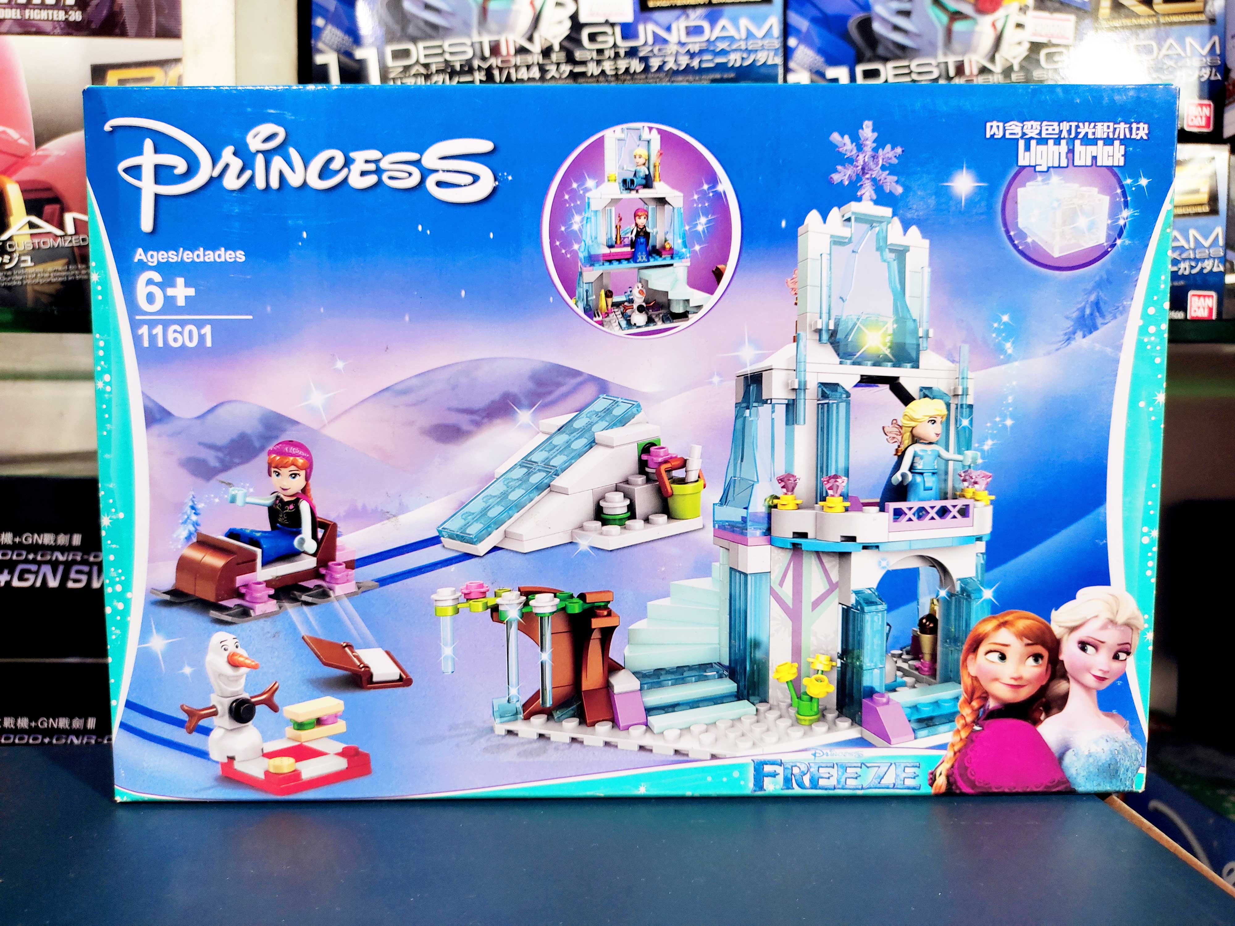 Đồ chơi xếp hình lego công chúa elsa nữ hoàng băng giá disney bộ lắp ráp lâu đài tuyết jiego jg301