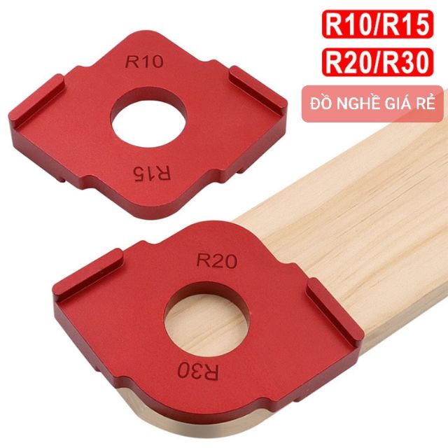 Cữ Phay Bo Góc Tròn Cữ Máy Phay Gỗ Cầm Tay Cắt Mép Bán Kính 10 - 30mm