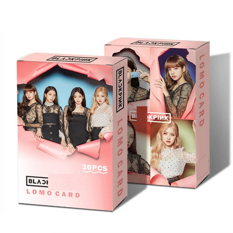 Lomo hộp ảnh Blackpink 30 tấm xinh xắn