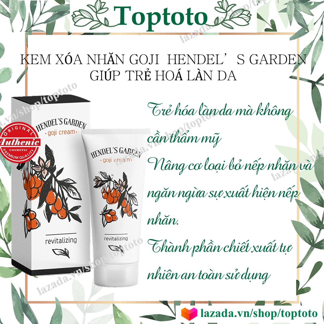 Kem goji nâng cơ xóa nhăn trẩy sệ