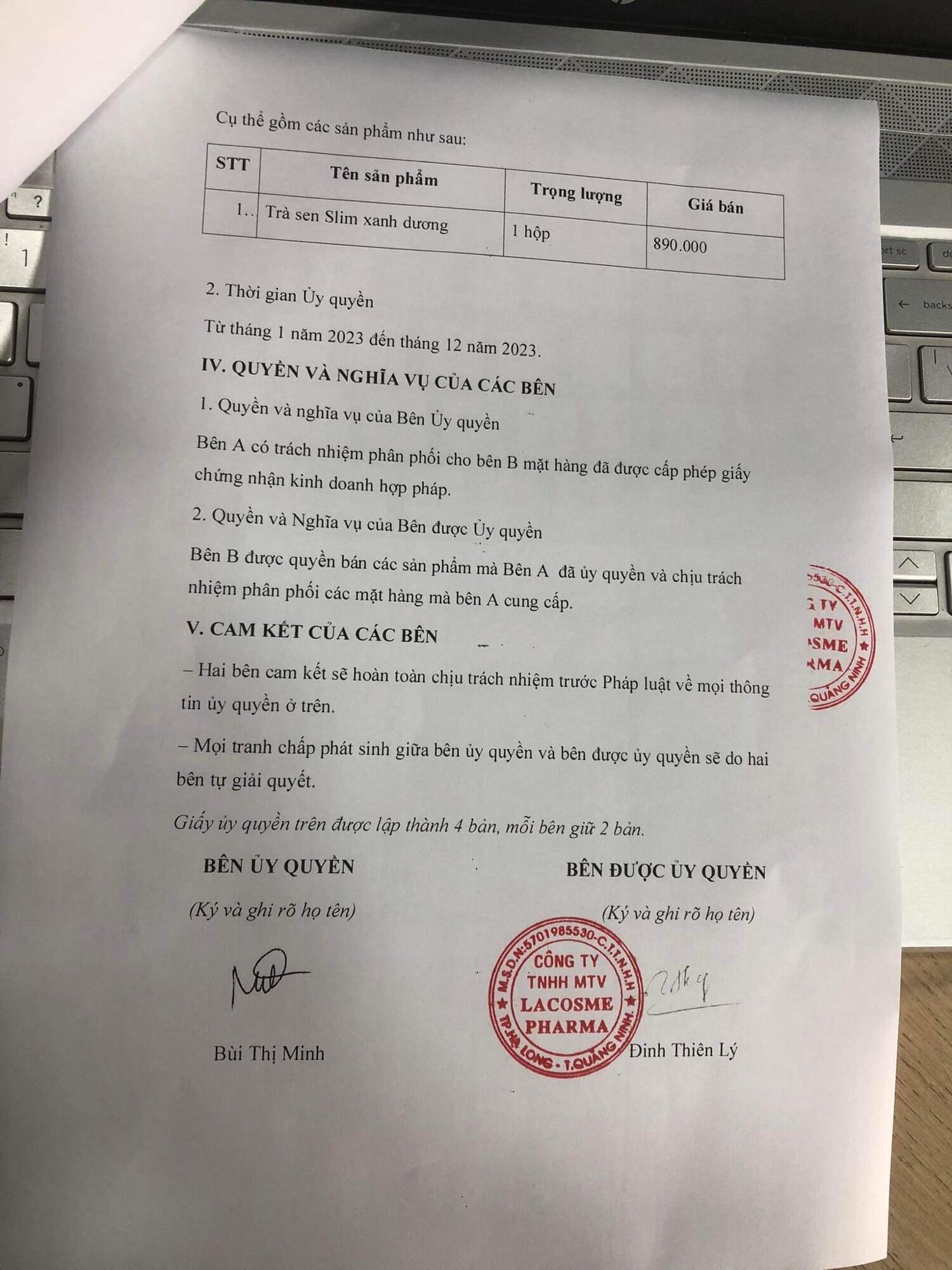 Trà sen slim giảm cân 30 gói (chính hãng)