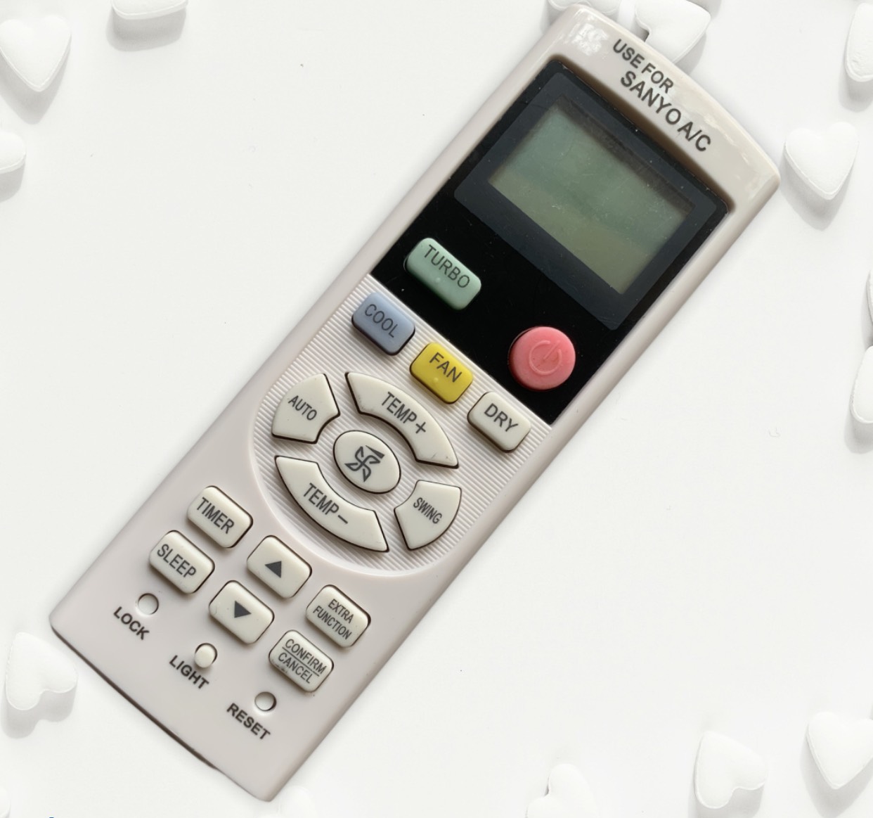 Remote điều khiển điều hòa sanyo 2 chiều, 1 chiều, mót máy lạnh sanyo 9000btu 12000btu