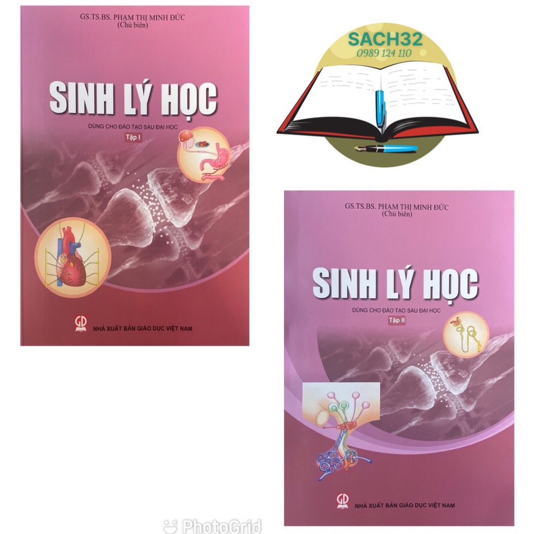 Combo Sinh Lý Học Tập 1 + Tập 2 - Dùng Cho Đào Tạo Sau Đại Học