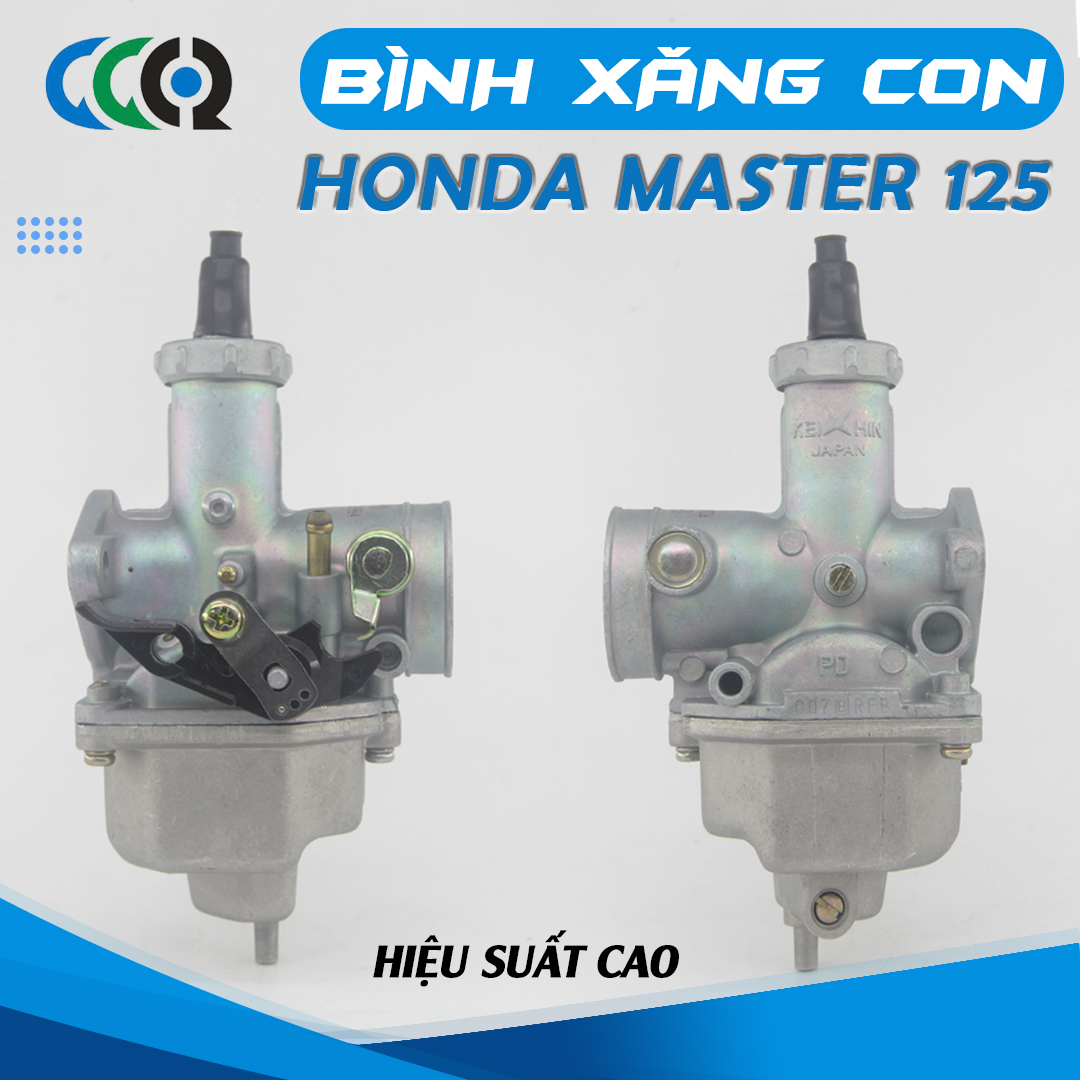  Chế hòa khí Honda Master 125 Bình xăng con Honda Master 125 gắn được các dòng Husky 125 Bonus 125 GD 110 CG 125 