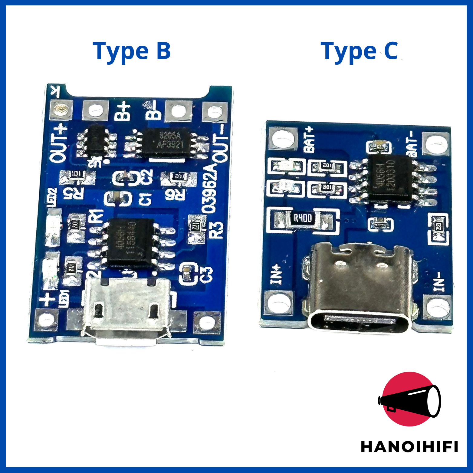 Mạch sạc pin li-ion 18650 3.7v bảo vệ sạc và xả 1 pin li-ion 3.7v và có led báo sạc