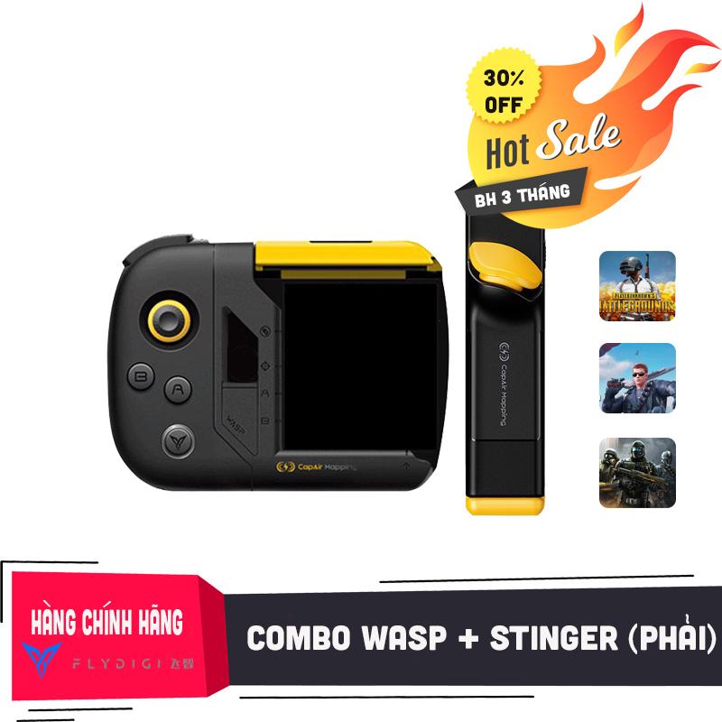 Combo tay cầm Flydigi WASP và nút bắn Flydigi Stinger
