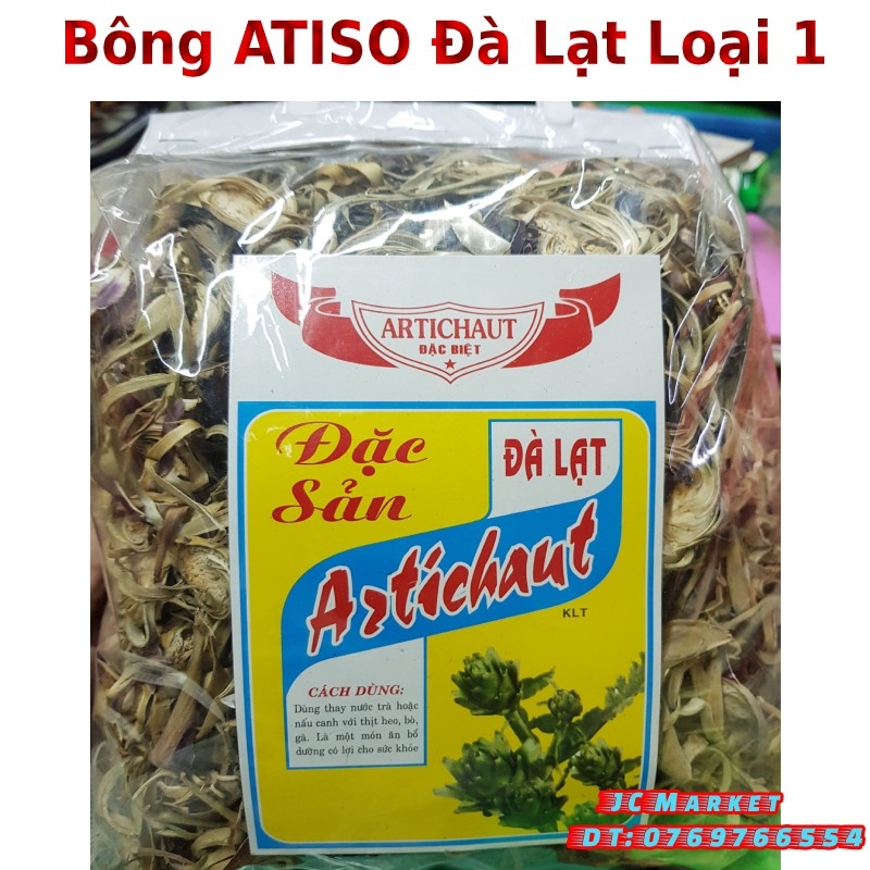 [HCM]Bông Atiso sấy khô Đà Lạt hàng ngon  500g (100% bông)