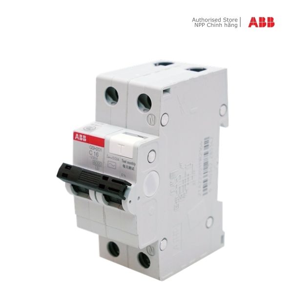 Cầu dao tự động chống dòng rò và bảo vệ quá dòng abb rcbo 2p 40a 6ka 30ma