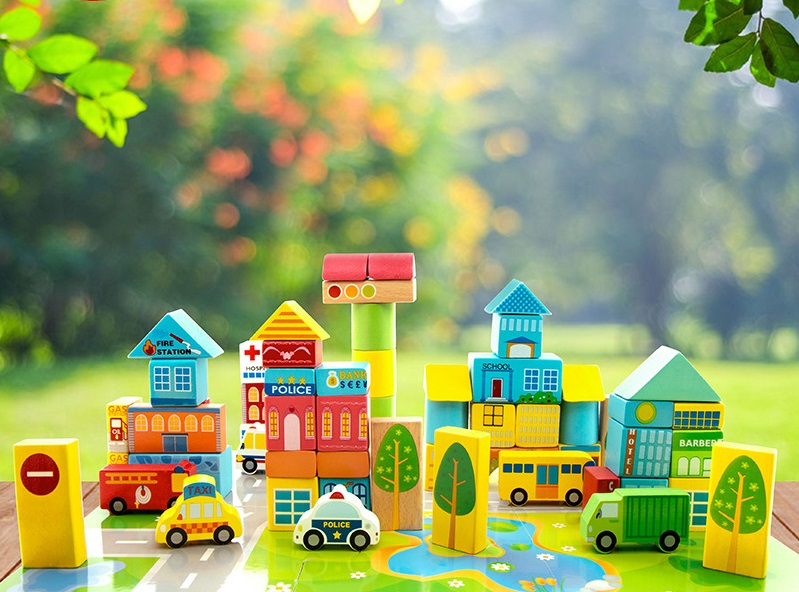 Đồ chơi ghép hình winwintoys thành phố tương lai – cho bé từ 3 tuổi