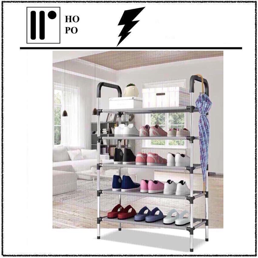 Kệ Inox Lắp Ráp Thông Minh 5 Tầng Chịu Lực Đa Năng - Màu Ngẫu Nhiên