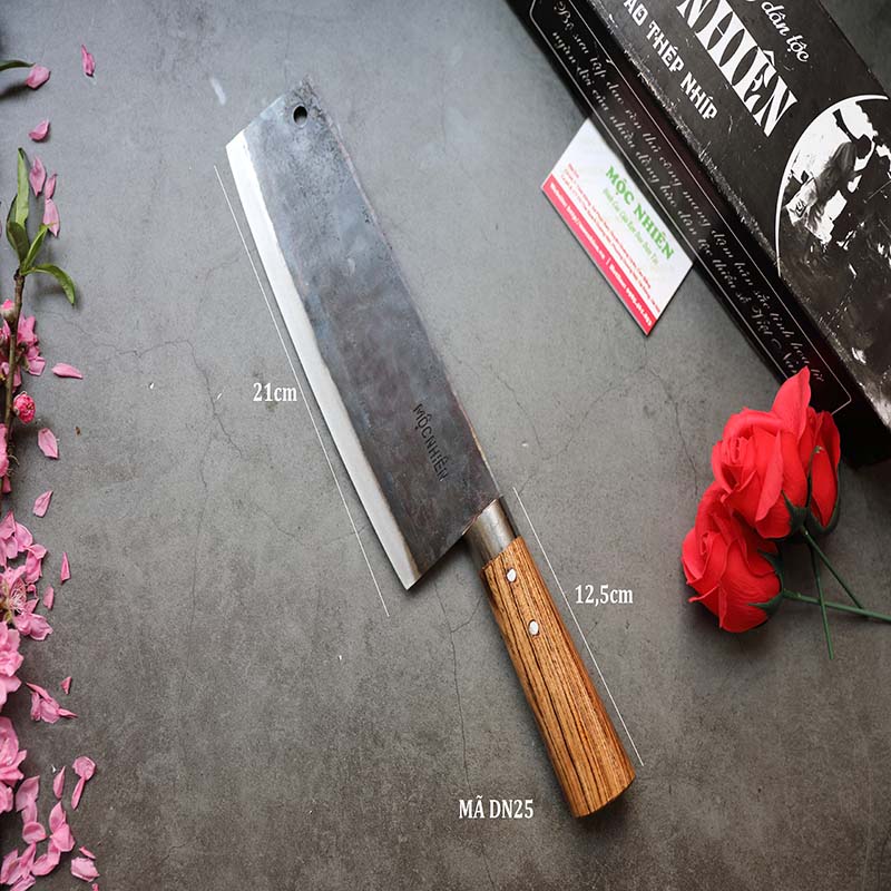 Dao chuyên thái siêu sắc DN25 rèn thủ công xưởng Mộc Nhiên Phúc Sen