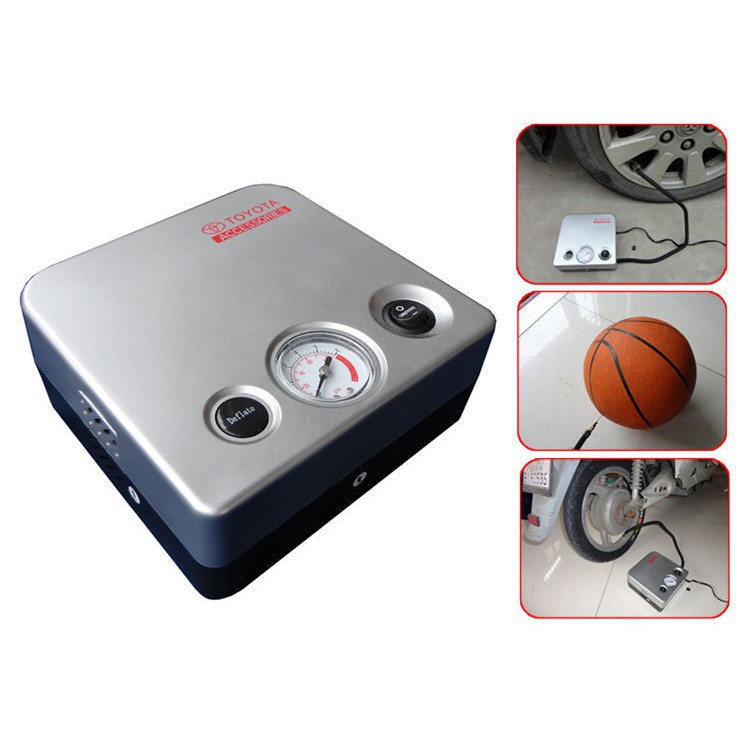 Máy bơm lốp Toyota Accessories 12V cho xe ô tô dưới 16 chỗ Giá 300,000 Đồng*Miễn phí vận chuyển