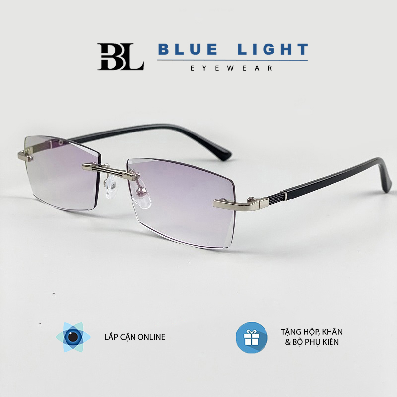 Kính Viễn Đọc Sách, Kính Lão Gọng Khoan Không Viền Sang Trọng, Chống Lóa - BLUE LIGHT