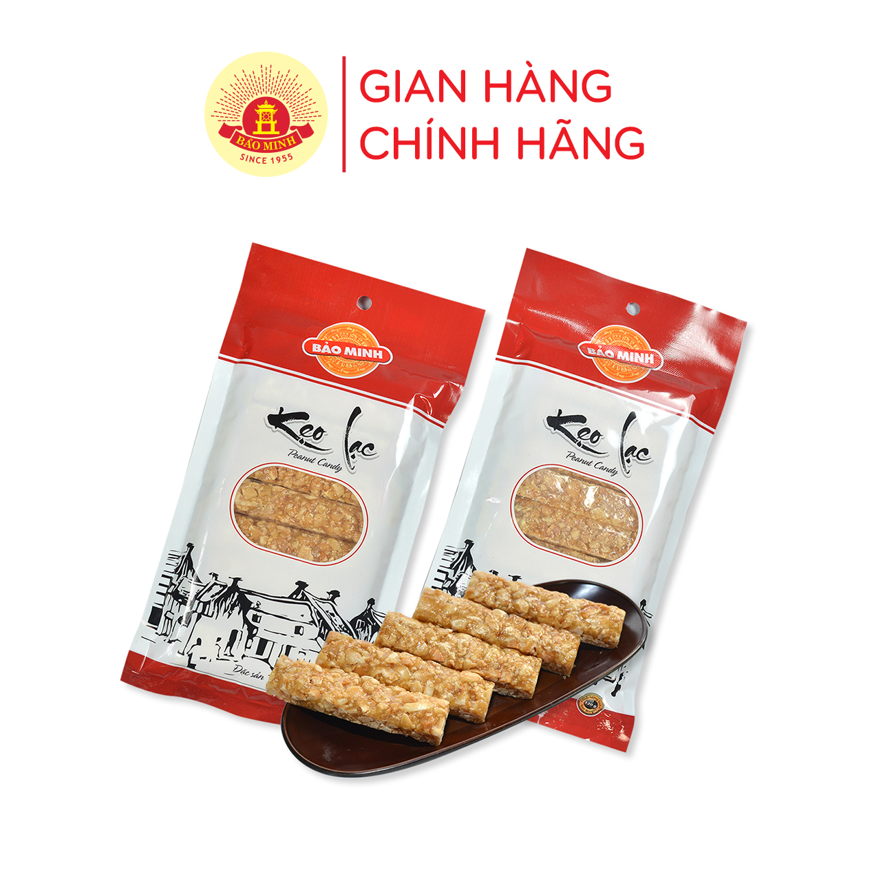 Kẹo lạc thanh Bảo Minh 120g