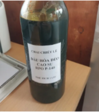 Dầu hóa dẻo cao su , nhớt 140 (nhớt kẹo )- nhớt chiết lẻ RPO 1 lit, dầu đặc, dầu đặc dùng để hóa dẻo cao su, dầu nhớt giá rẻ, chất lượng vượt trội..