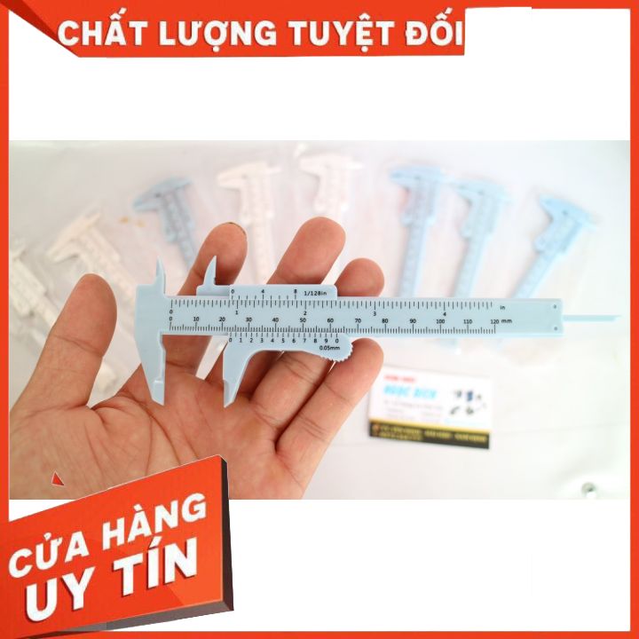 Thước kẹp 120mm bằng nhựa cao cấp