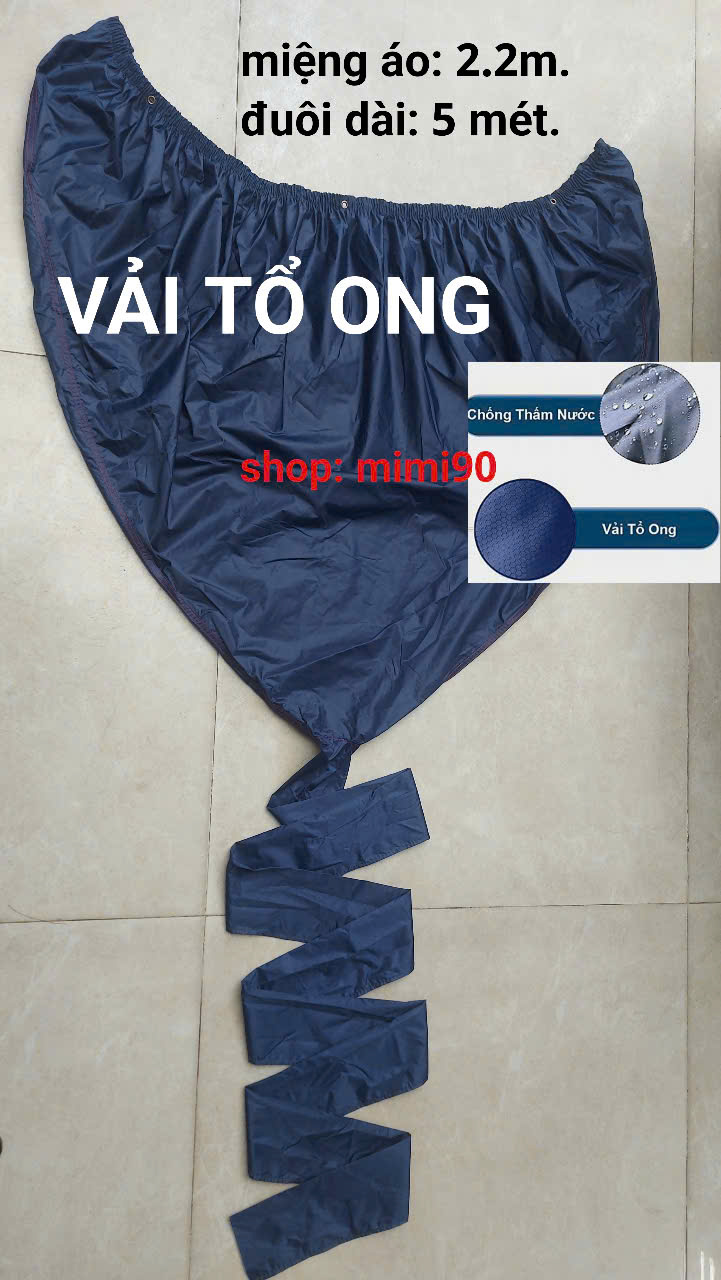  ̣̣Tặng dây sỏ - Túi vệ sinh máy lạnh tại nhà - vải dù chống thấm dài 3 mét miệng rộng 1.8m - Áo bạt trùm rửa vệ sinh máy lạnh 