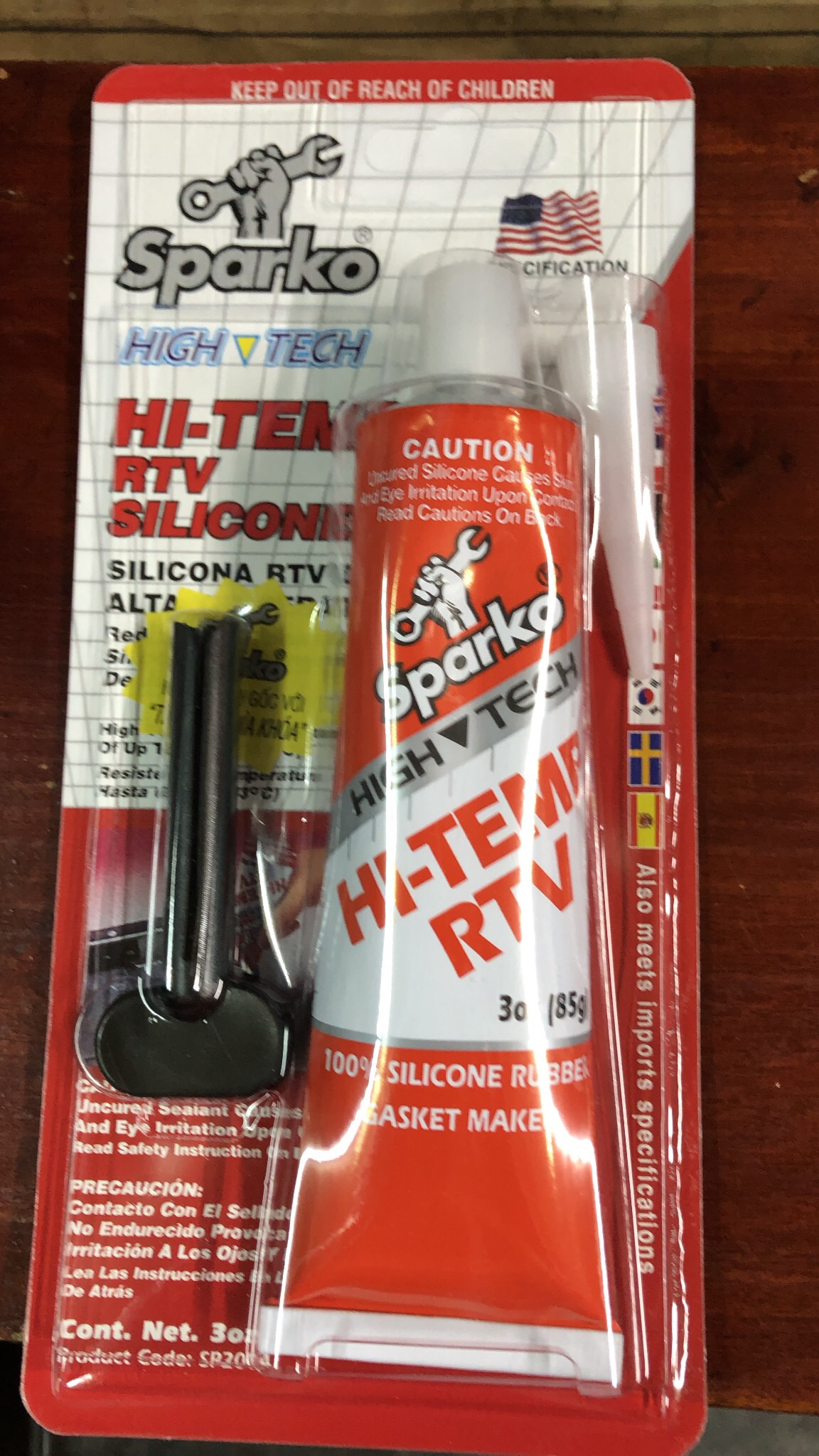 Keo tạo ron/ thế ron sparko đỏ 85g loại tốt– keo dán ron/ gioăng cho động cơ