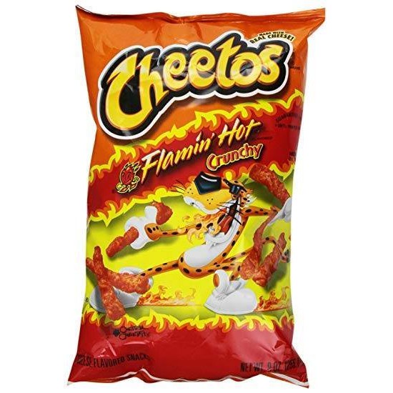 Bánh snack cay hiệu cheetos flammin hot -gói 226g