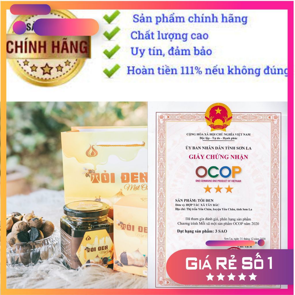 1 lọ Tỏi đen ngâm mật ong size 500ml