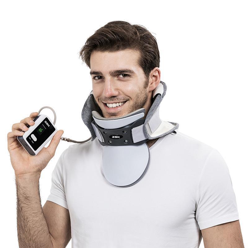 Đai hơi kéo dãn đốt sống cổ C02-A. Hỗ trợ giảm đau chèn ép dây thần kinh, giảm đau do thoái hóa cột sống cổ, phục hồi sau chấn thương,