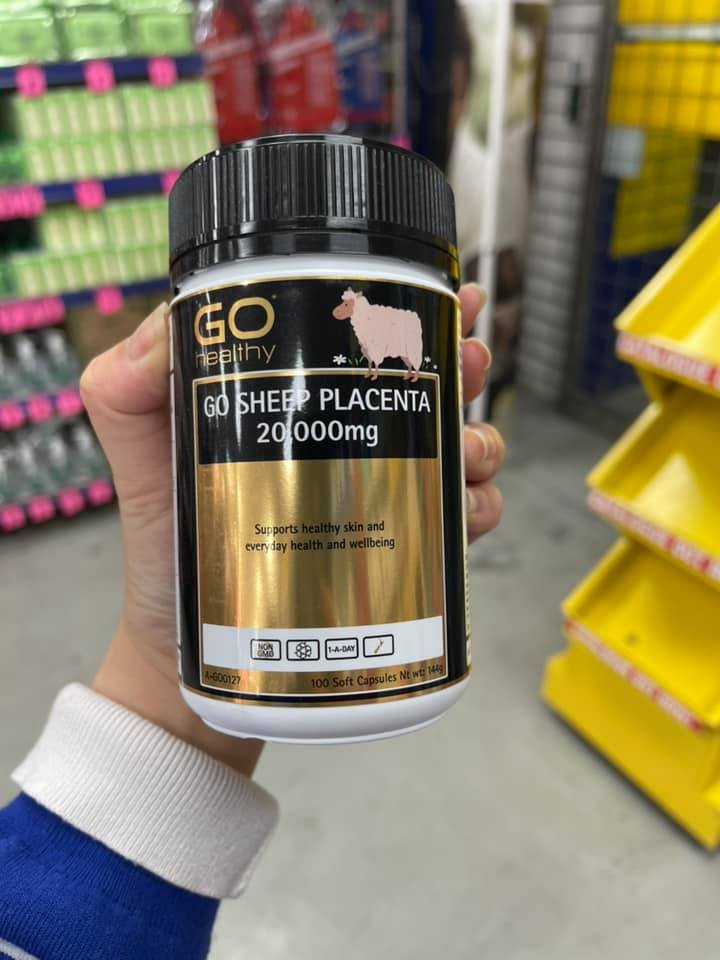 Nhau thai cừu go placenta 20,000mg - 100 caps