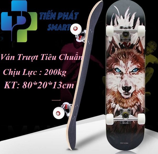 BEST SELLER 2020 Ván Trượt Thế Hệ Mới 80cm Dành Cho Trẻ Em Và Người Lớn Thi Đấu 8 Lớp Gỗ Tạo Nên Mặt Ván Trượt Hoàn Hảo Thiết Kế Bánh Cao Su PU Chống Mài Mòn Xuất Sắc Hàng Cao Cấp Chính Hãng Tienphatsmart