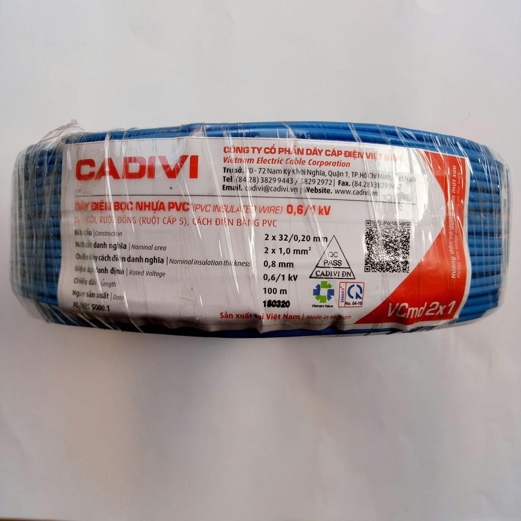 Dây cáp điện đôi cadivi(tính theo cuộn)