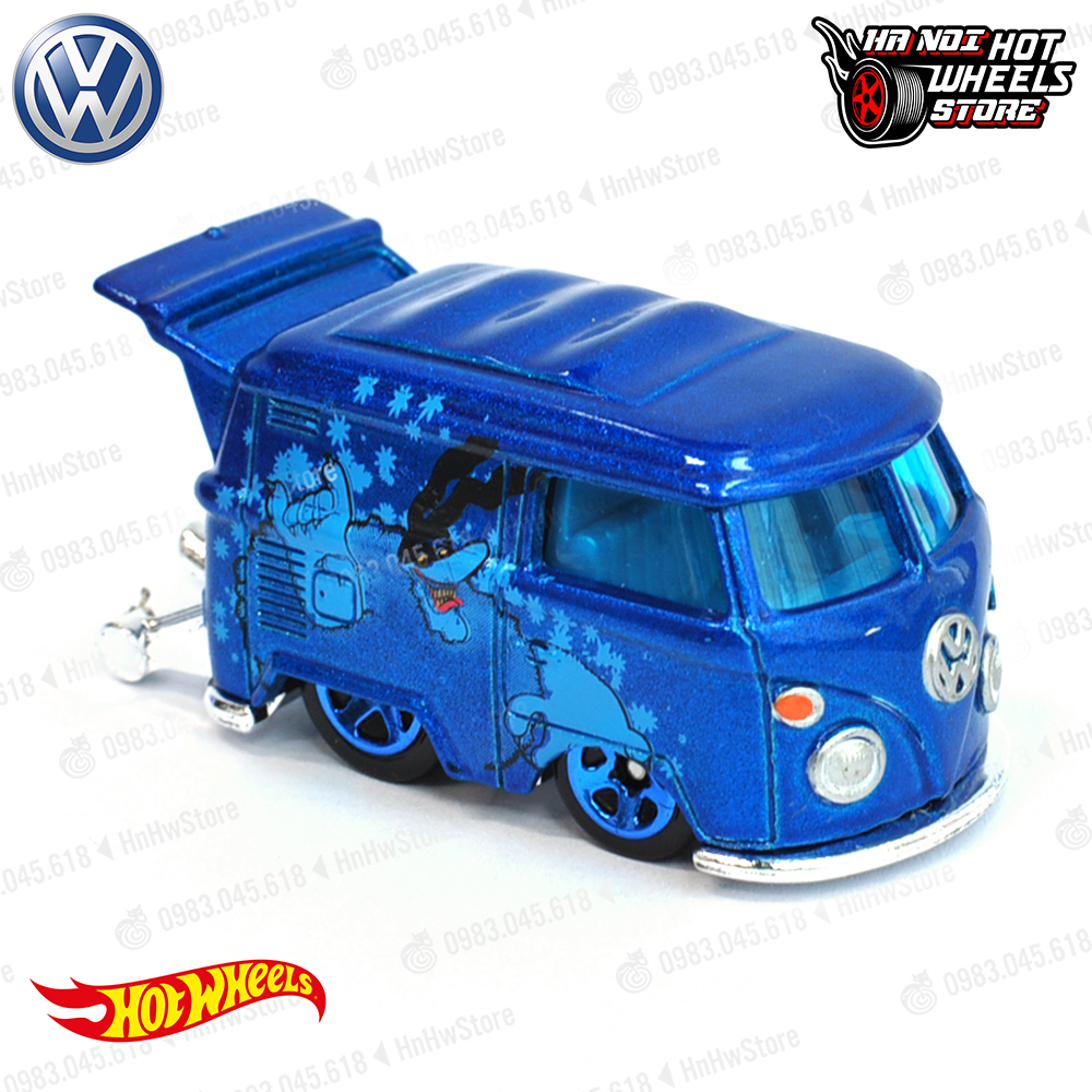 Xe Hot Wheels Volkswagen Kool Kombi DML73 The Beatles Yellow Submarine đồ chơi mô hình tỉ lệ 1:64 hotwheels