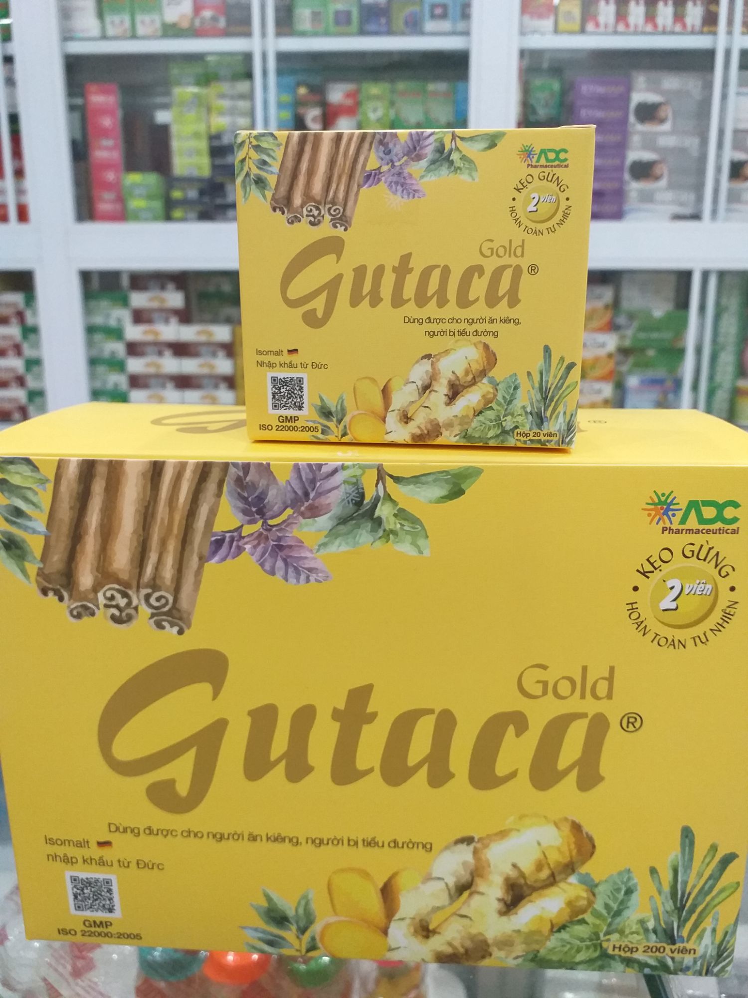 [HCM]Kẹo gừng Gutaca gold nhập khẩu từ Đức hộp 20 viên
