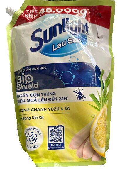NƯỚC LAU SÀN SUNLIGHT HƯƠNG CHANH YUZU VÀ SẢ 3.4KG