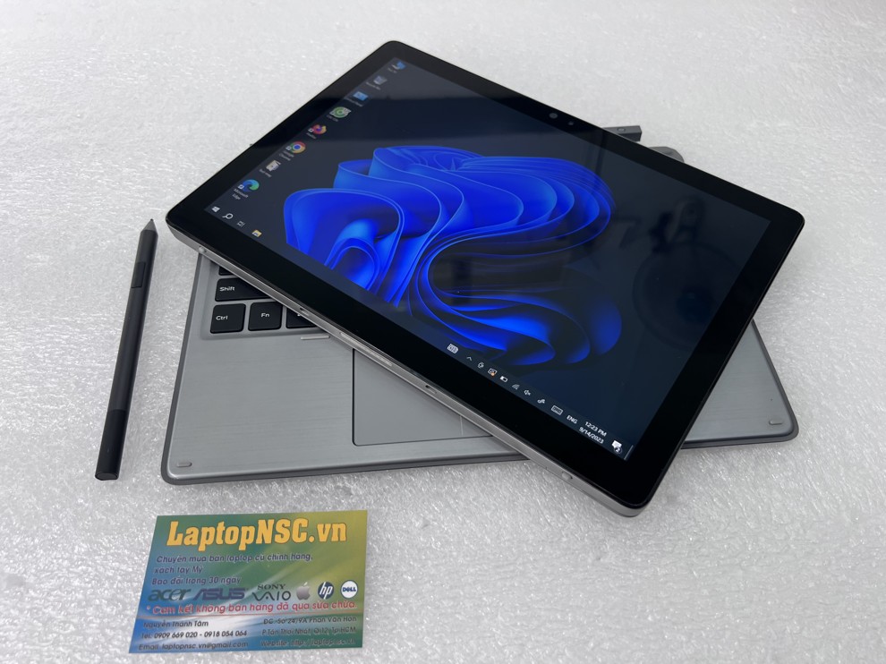 Dell latitude 7210 2 in 1 core i7 10610u màn hình 12.3-inch full hd cảm ứng tách rời phím