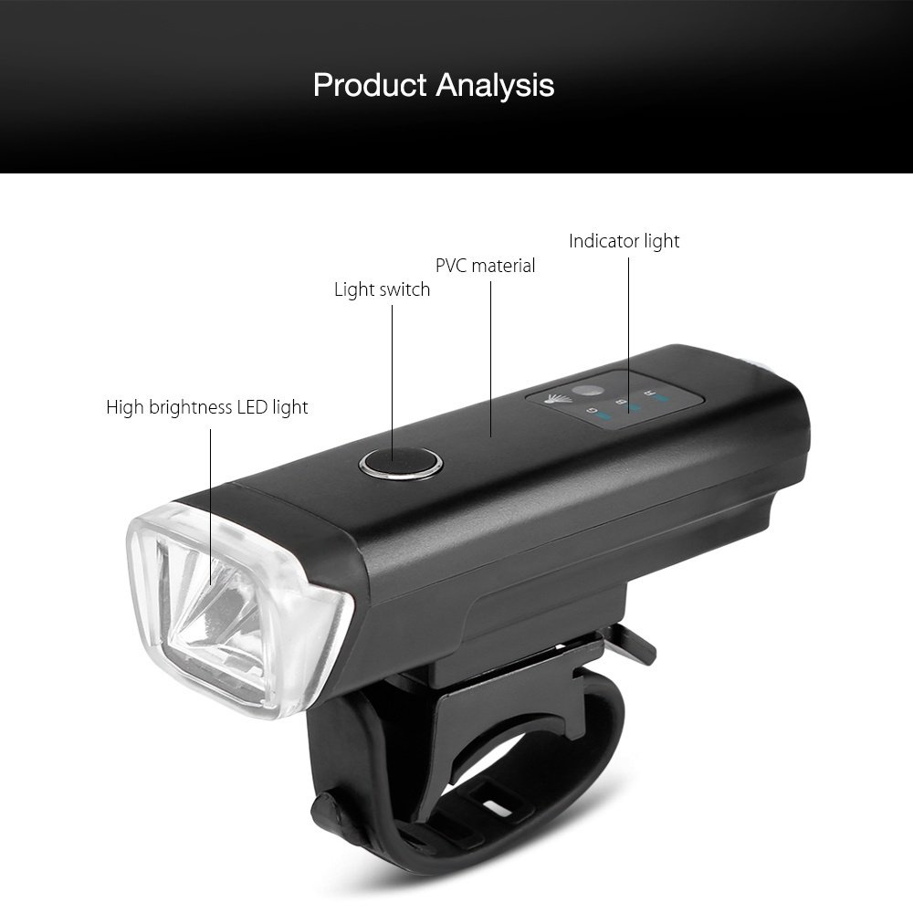 Đèn led phía trước chống nước cho xe đạp đèn pha xe đạp sạc usb