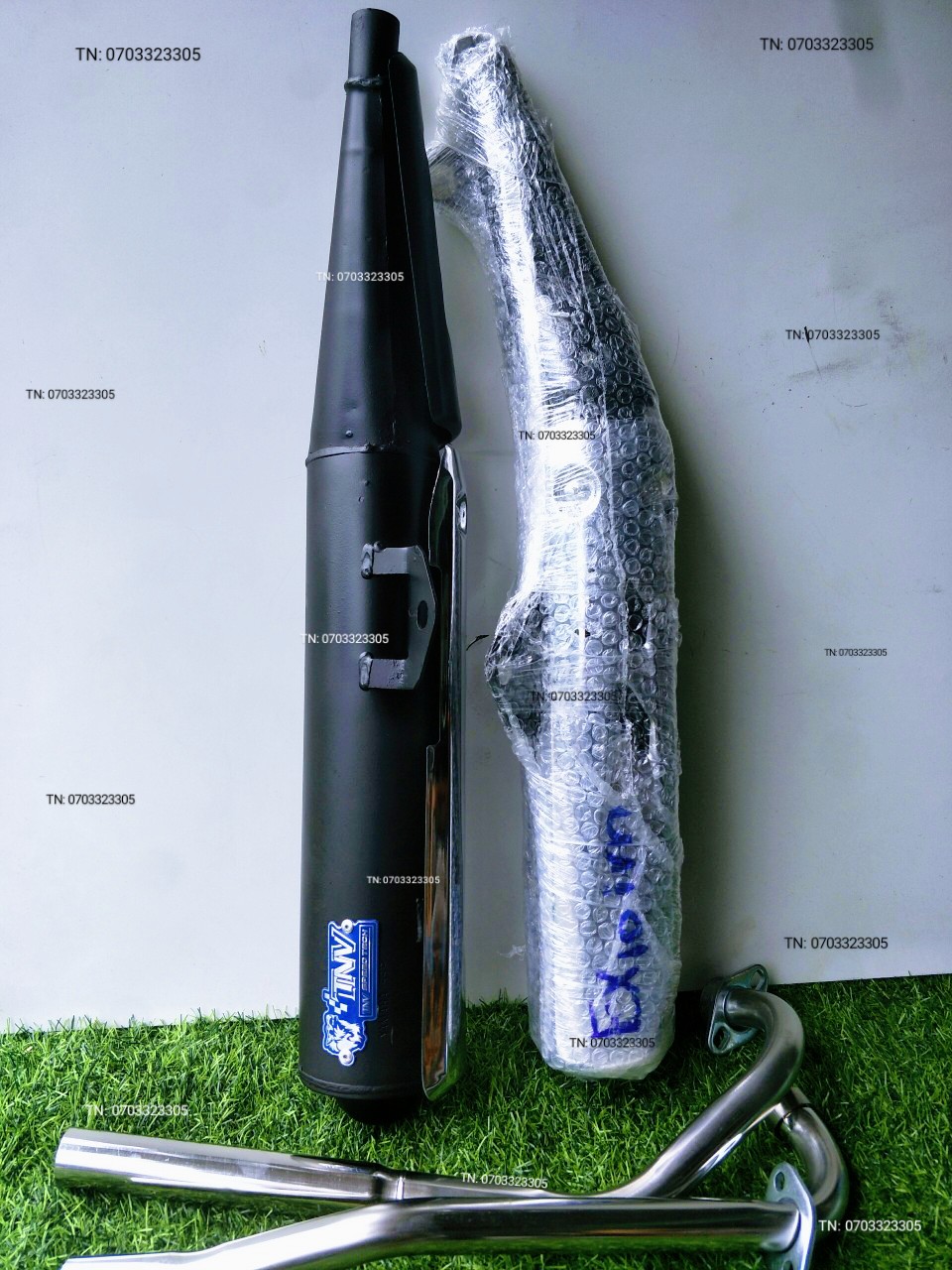 Pô tvn gắn xe exciter 2010 exciter 135 .sirius pô êm hoặc pô móc nỉ cổ inox