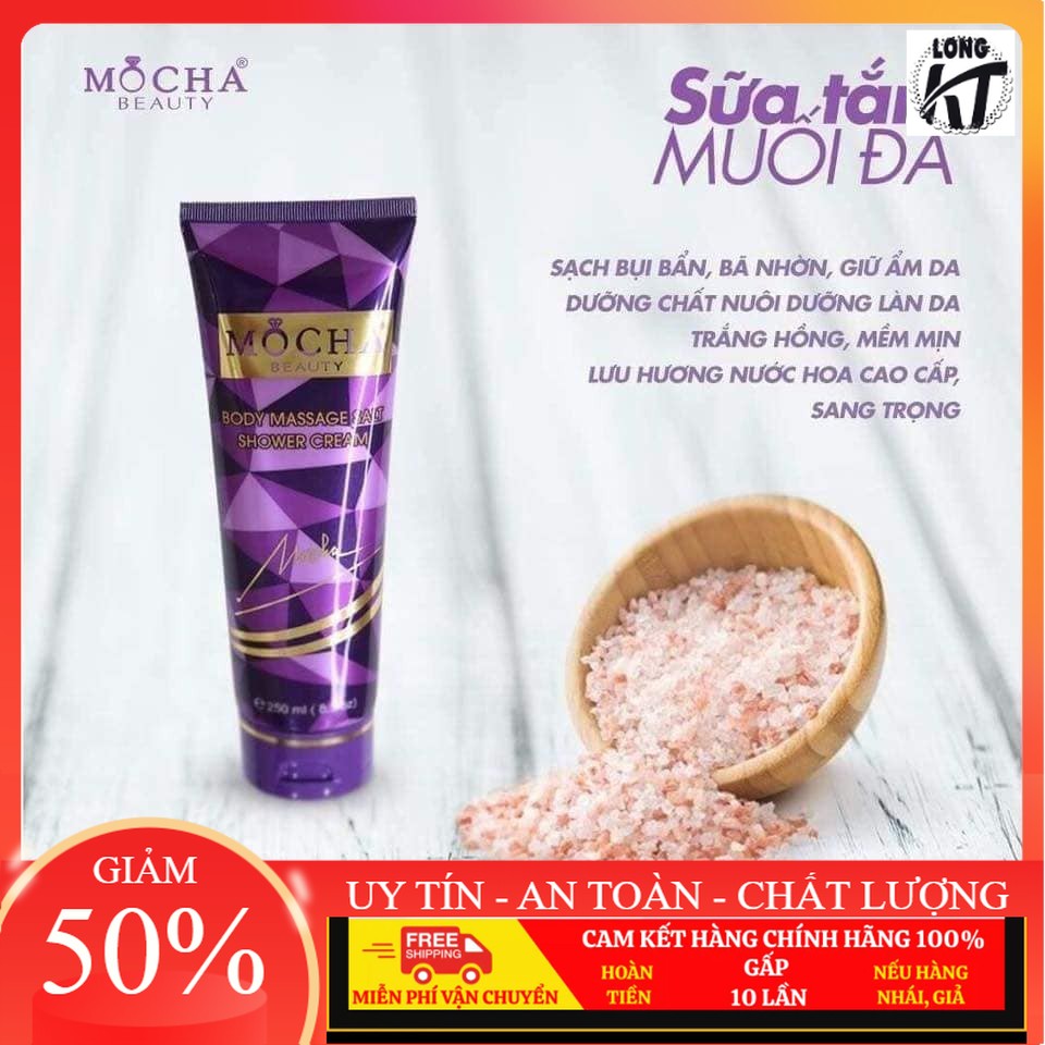 Sữa tắm muối đá Hymalaya Mocha Sữa tắm muối đá Hymalaya Mocha 250ml - Làm sạch da chuyên sâu, tẩy tế bào chết, loại bỏ bã nhờn và sắc tố.Dưỡng da trắng mịn hồng hào tự nhiên