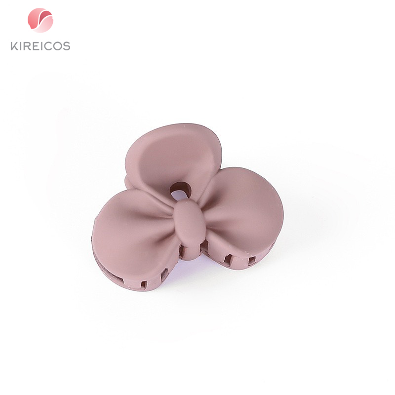 [HCM]Set 6 Kẹp Gấp Tóc Nhỏ Nhám Hình Nơ Đủ Màu No. 170 - kireicos