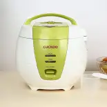 Nồi cơm điện Cuckoo CR-0661 GRVNCV  1.0 lít (Trắng xanh lá) Hàng Chính Hãng - Bảo Hành 2 Năm, Nồi cơm điện tử Cuckoo Korea dễ sử dụng nấu cơm ngon nhanh chín - Safety Mart Official
