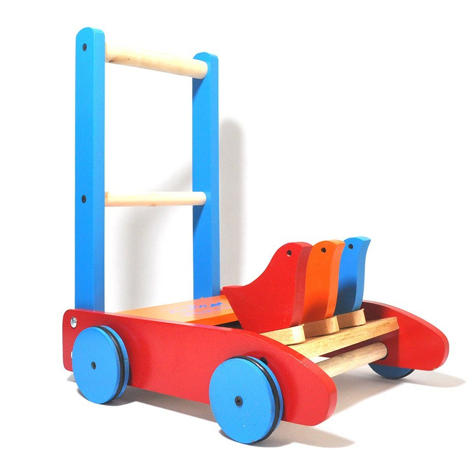 Xe tập đi bằng gỗ 3 con chim
