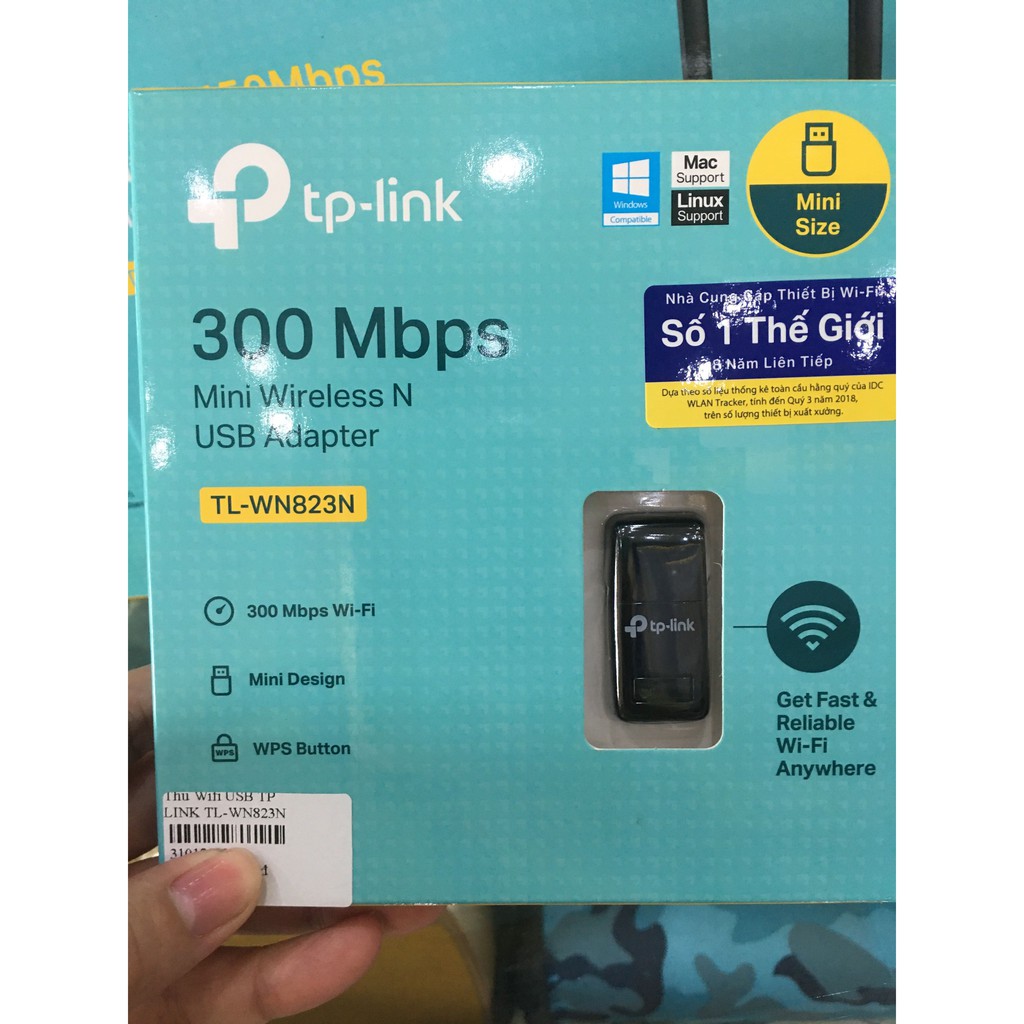 Thu wifi tplink tl-wn823n usb
