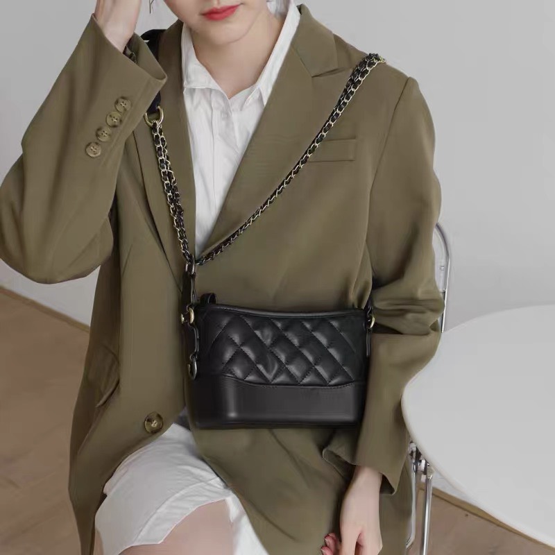 Túi xách nữ hobo quảng châu, túi đeo chéo nữ hobo da trơn, túi hobo vip sang chảnh