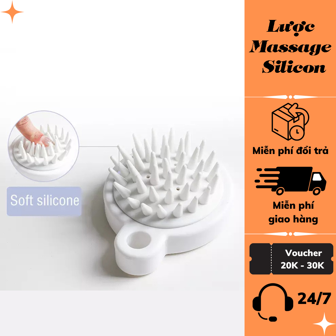 Lược gội đầu mát xa phong cách nhật bản