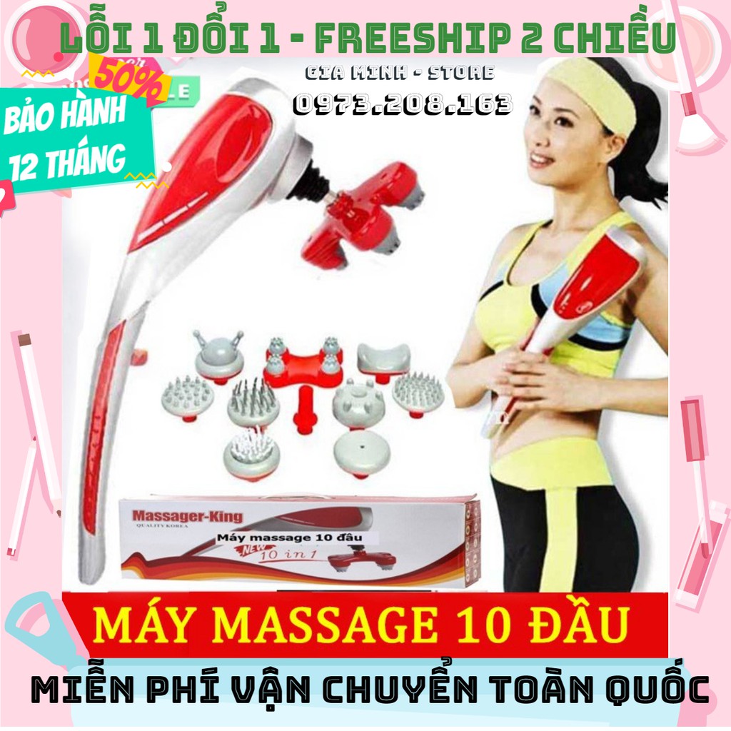 [HCM]Máy massage cầm tay của Nhậtmáy rung mát xa cầm tayMáy massage cầm tay mát xa toàn thân giúp lưu thông tuần hoàn máu giảm đau nhức hiệu quả nhanh tróng. Bảo Hành 1 năm.