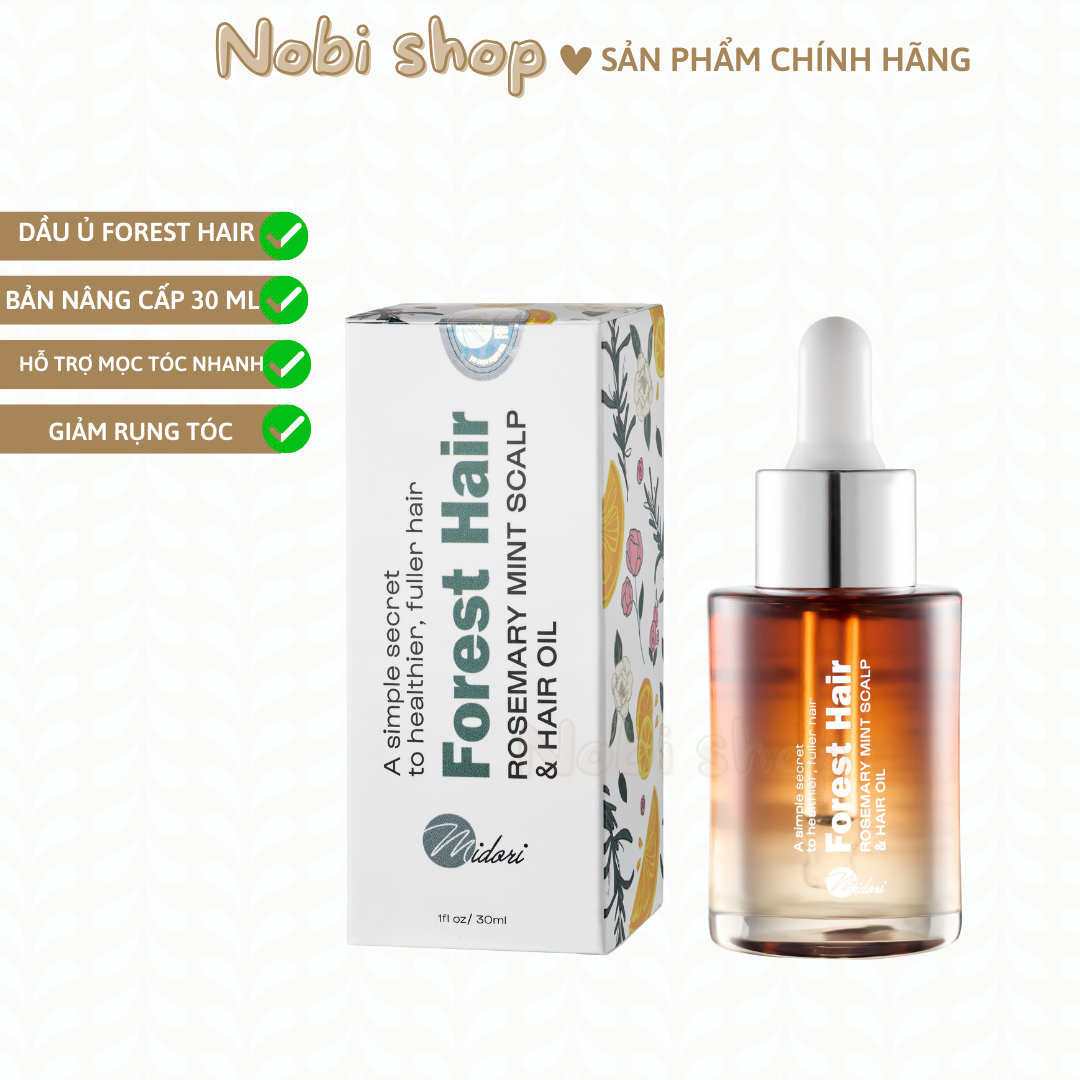 Dầu ủ dưỡng tóc FOREST HAIR Rosemary Mint Scalp and Hair Oil chai 30ml