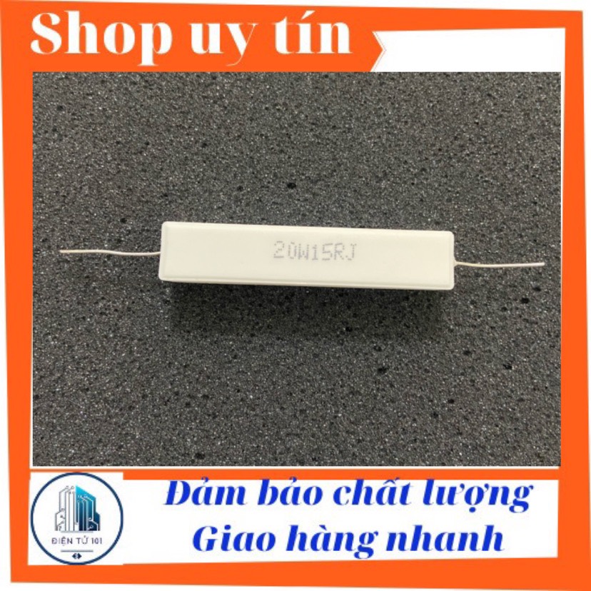Trở sứ 15 ôm 20 wat loại tốt cho mạch phân tần loa