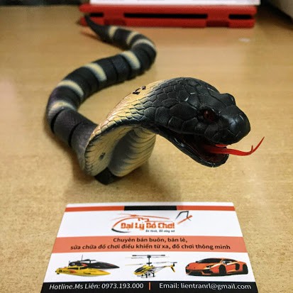 Rắn hổ mang chúa điều khiển từ xa có thể xoay 360 độ