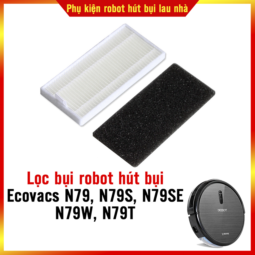 Lọc bụi robot hút bụi ecovacs n79, n79s, n79se, n79w, n79t