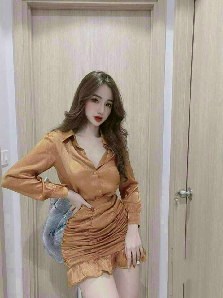 Sét áo sơ mi chân váy kèm lót siêu xinh