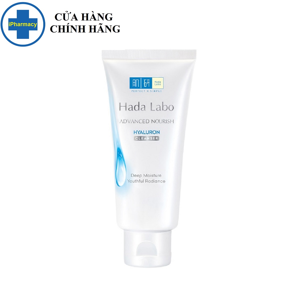 Kem Rửa Mặt Hada Labo Dưỡng Ẩm Tối Ưu Cho Mọi Loại Da 80g Advanced Nourish Hyaluron Cleanser