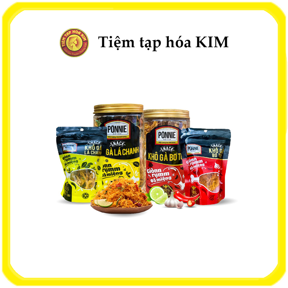 Snack khô gà giòn Ponnie