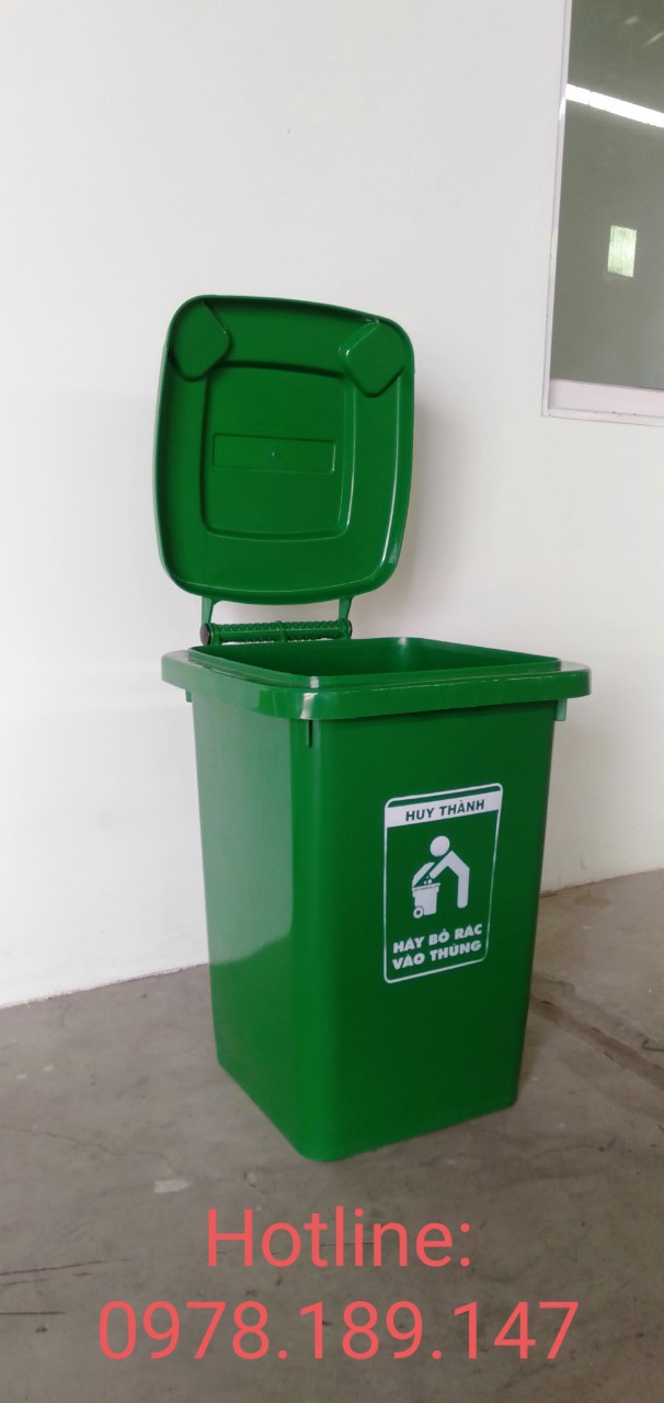 Thùng rác nhựa hdpe 60 lít - 0978189147